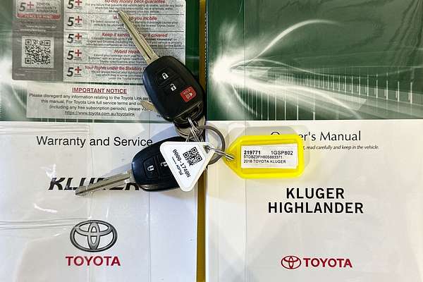 2018 Toyota KLUGER GX (4x4) GSU55R