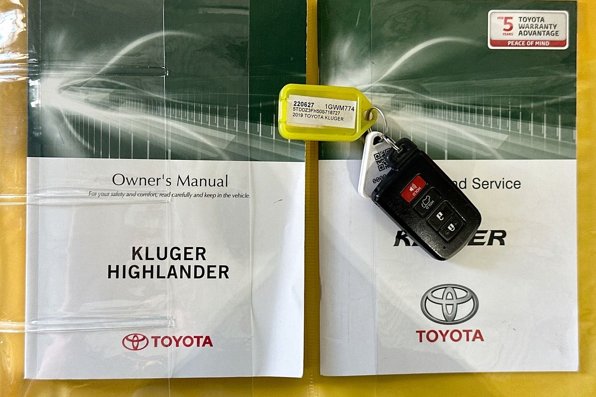 2019 Toyota KLUGER GRANDE (4x4) GSU55R