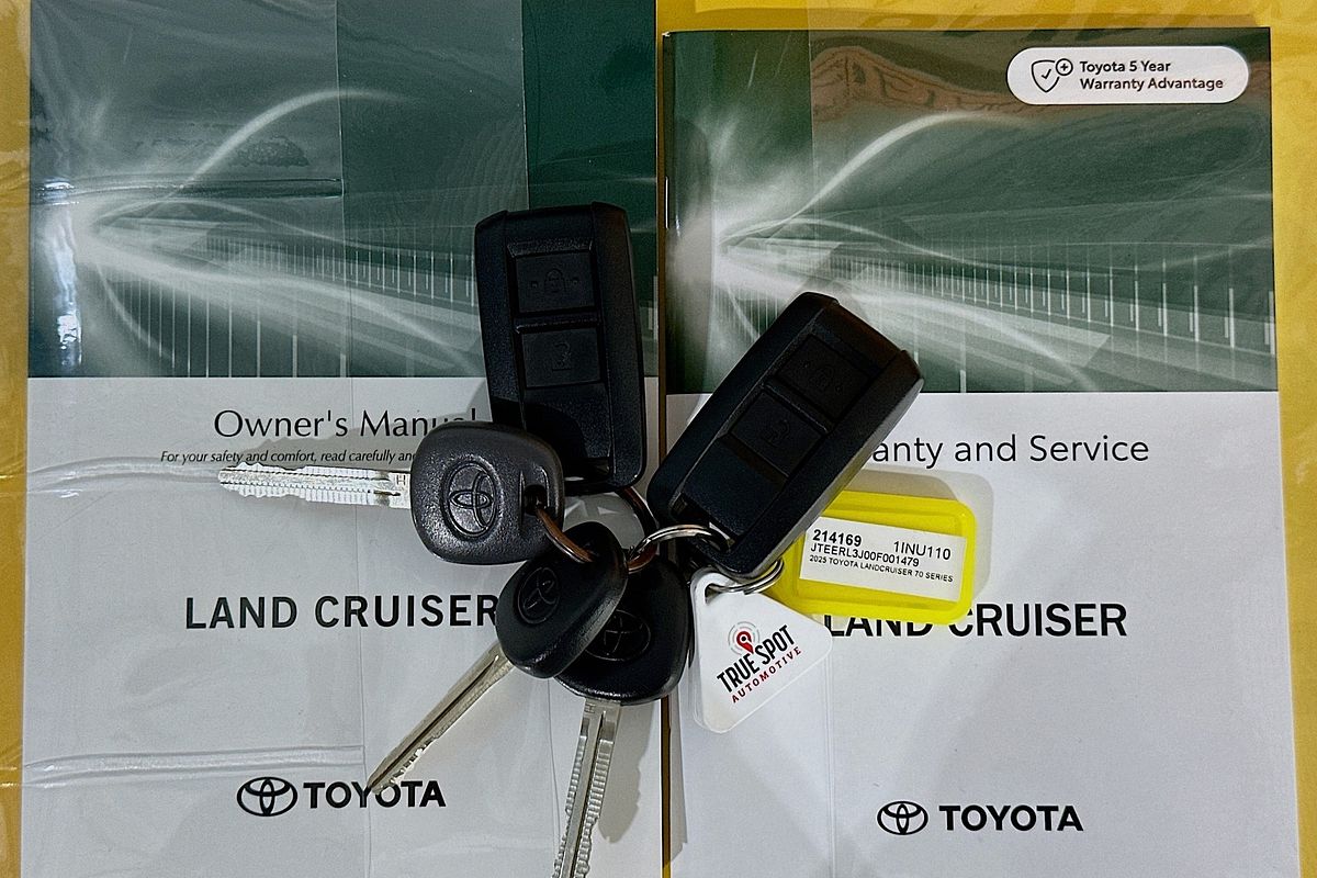 2025 Toyota LANDCRUISER 70 SERIES LC76 GXL + DIFF LOCKS GDJL76R