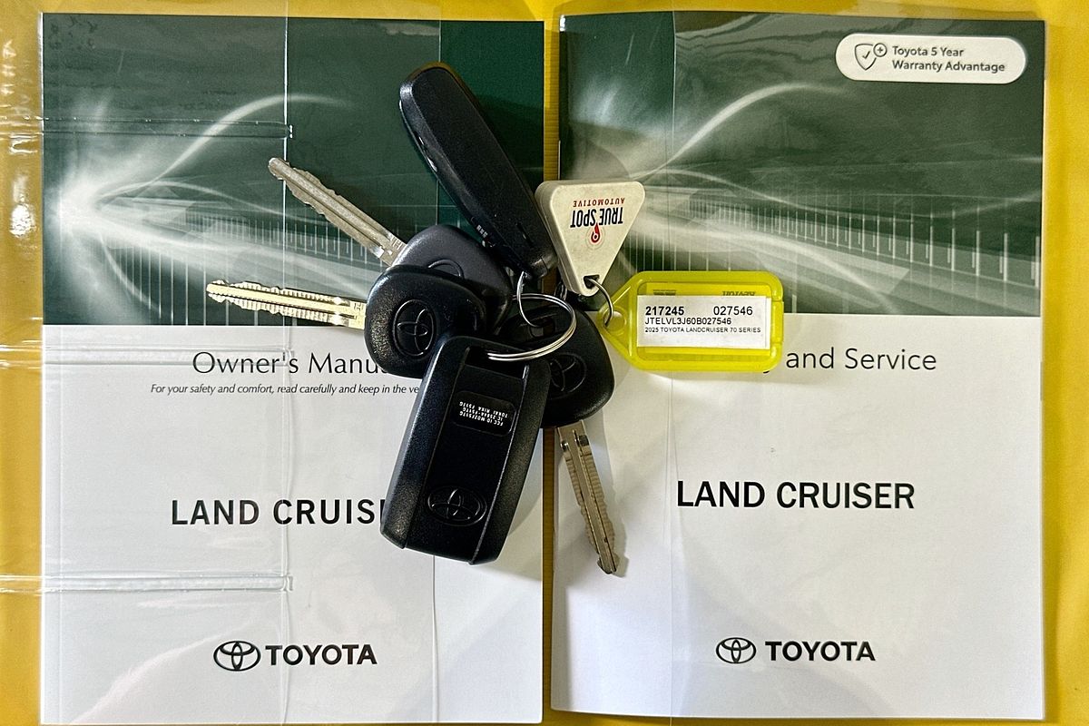 2025 Toyota LANDCRUISER 70 SERIES LC79 GXL + DIFF LOCKS VDJL79R 4X4