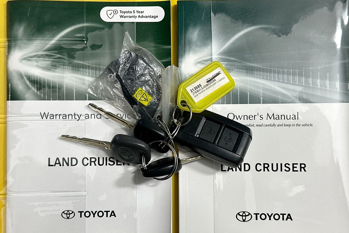 2025 Toyota LANDCRUISER 70 SERIES LC79 GXL + DIFF LOCKS VDJL79R 4X4