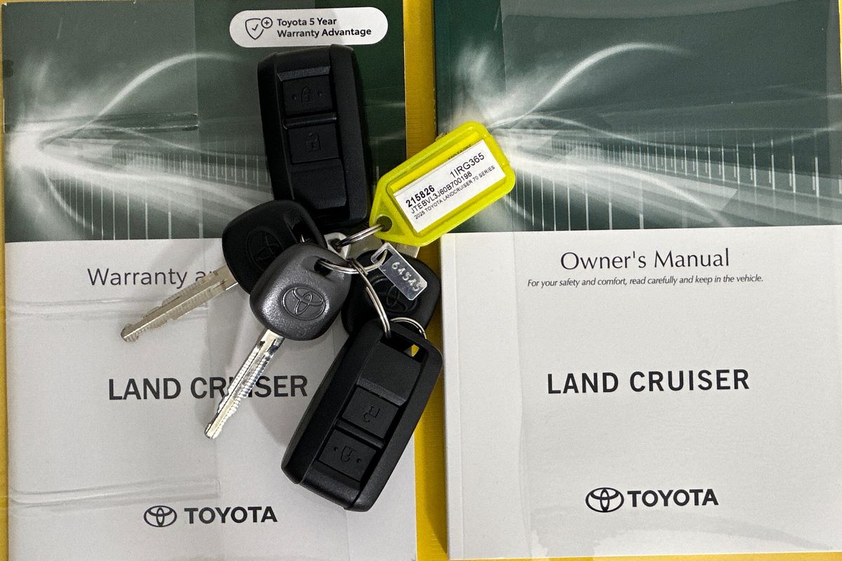 2025 Toyota LANDCRUISER 70 SERIES LC79 GXL + DIFF LOCKS VDJL79R 4X4