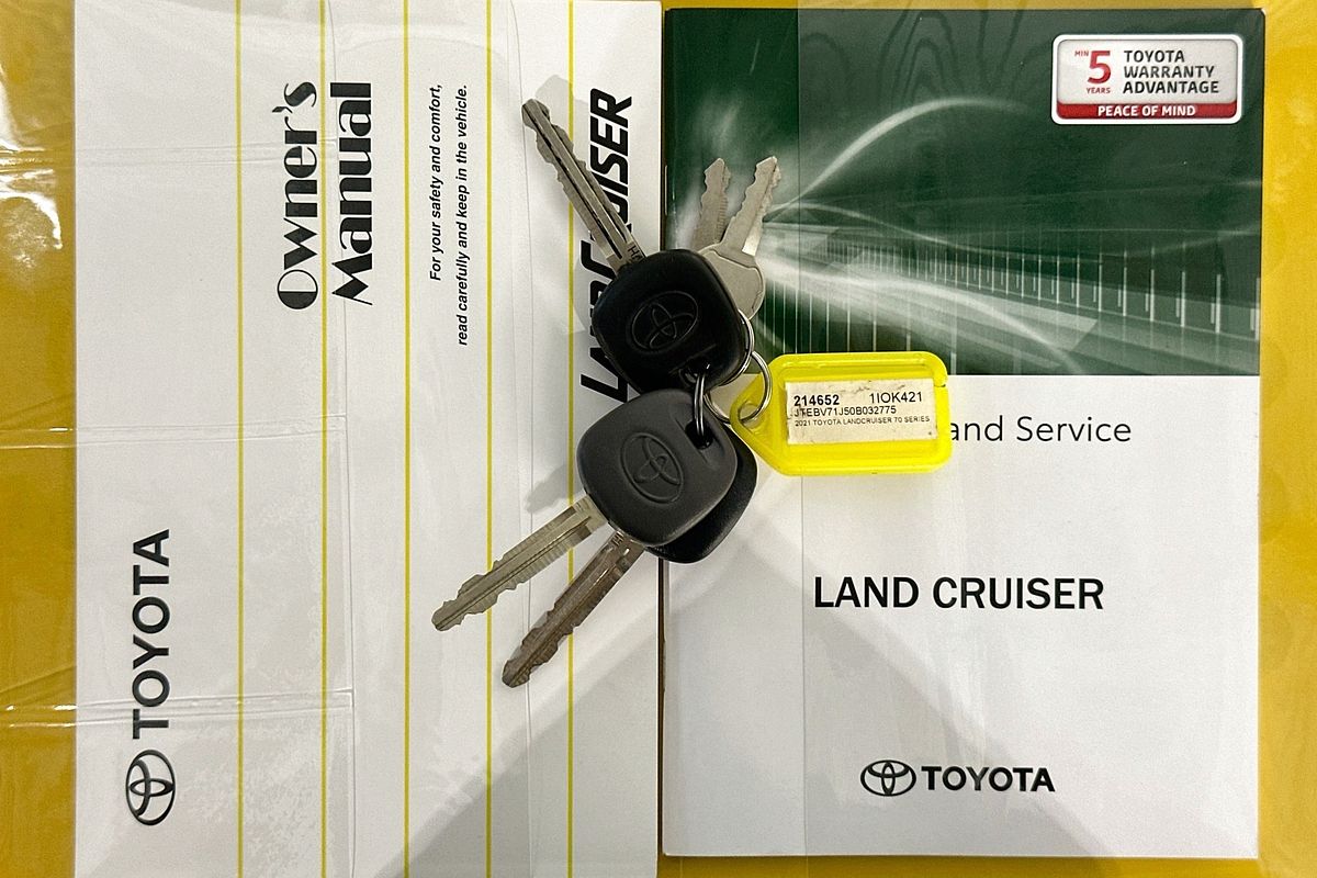 2021 Toyota LANDCRUISER 70 SERIES WORKMATE VDJ79R 4X4
