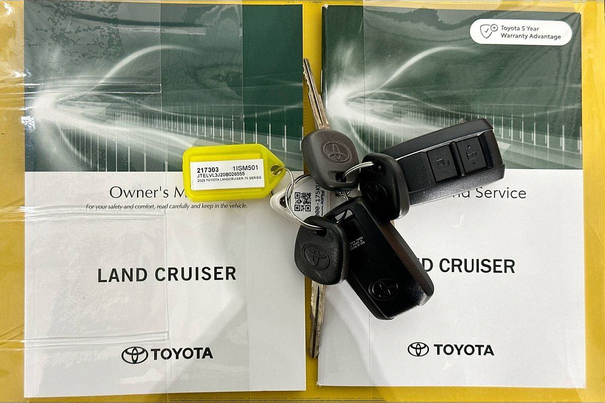 2025 Toyota LANDCRUISER 70 SERIES LC79 GXL + DIFF LOCKS VDJL79R 4X4