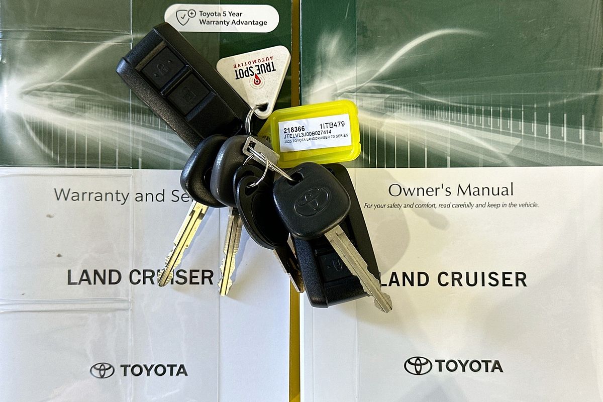 2025 Toyota LANDCRUISER 70 SERIES LC79 GXL + DIFF LOCKS VDJL79R 4X4