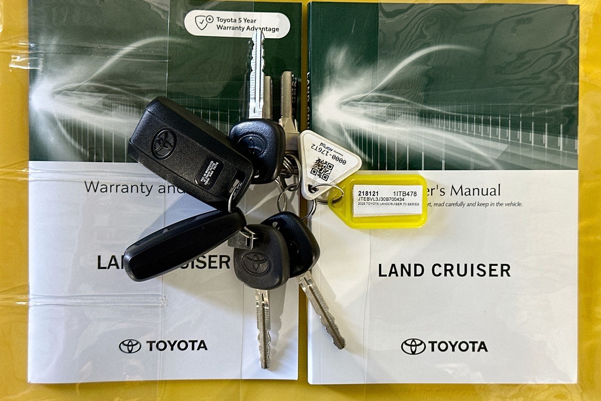 2025 Toyota LANDCRUISER 70 SERIES LC79 GXL + DIFF LOCKS VDJL79R 4X4