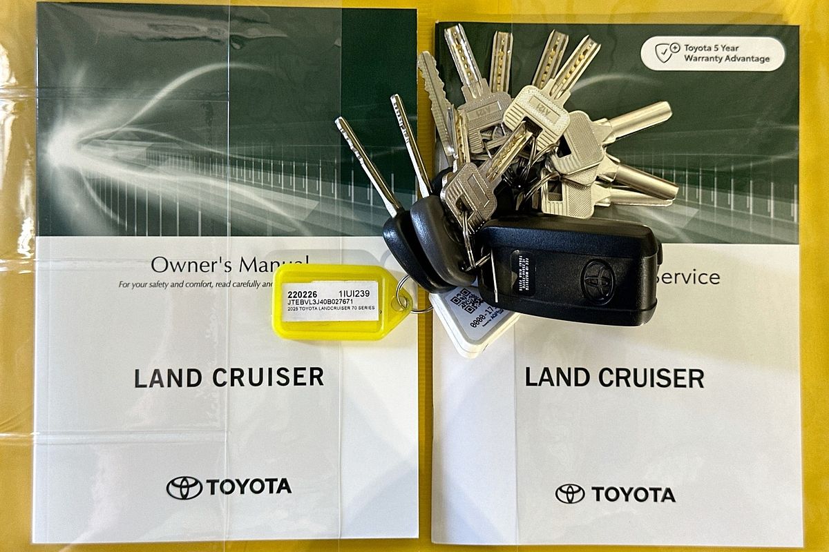 2025 Toyota LANDCRUISER 70 SERIES LC79 GXL + DIFF LOCKS VDJL79R 4X4