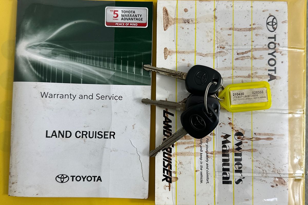 2021 Toyota LANDCRUISER 70 SERIES WORKMATE VDJ79R 4X4