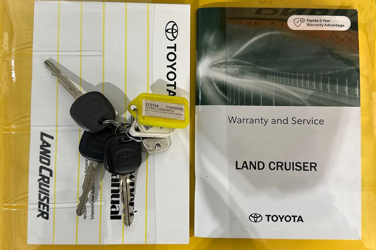 2021 Toyota LANDCRUISER 70 SERIES WORKMATE VDJ79R 4X4
