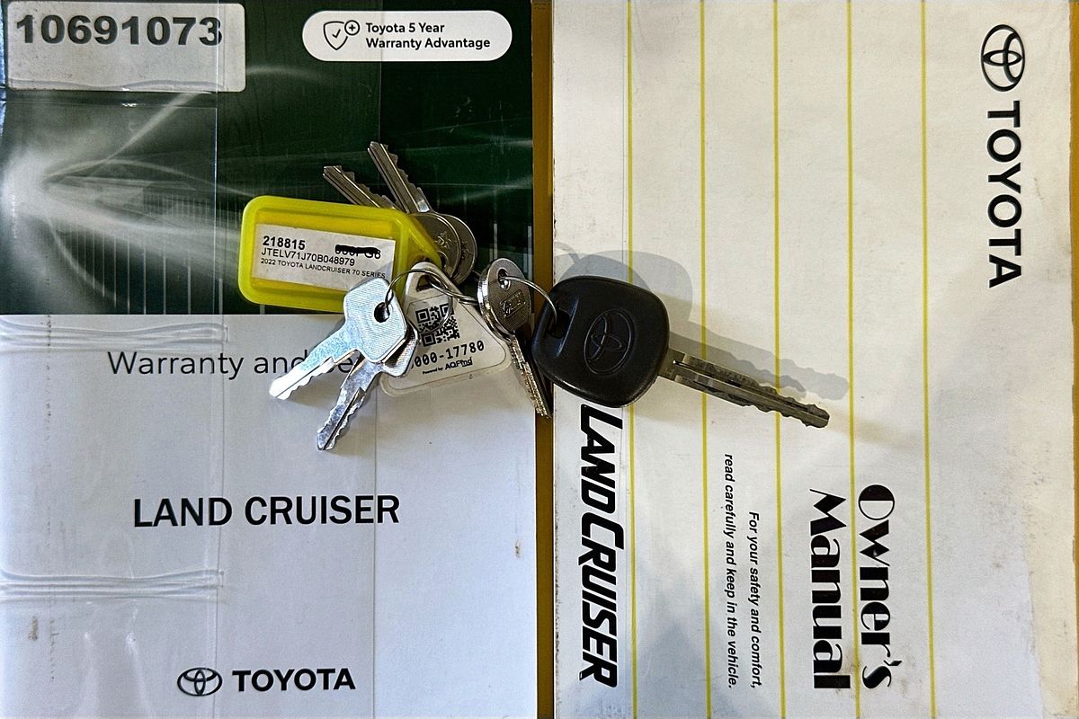 2022 Toyota LANDCRUISER 70 SERIES WORKMATE VDJ79R 4X4