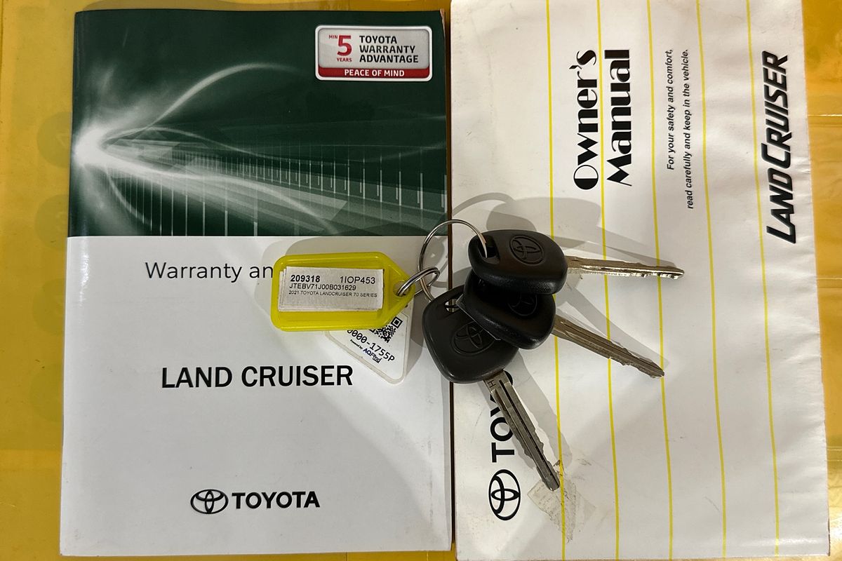 2021 Toyota LANDCRUISER 70 SERIES WORKMATE VDJ79R 4X4
