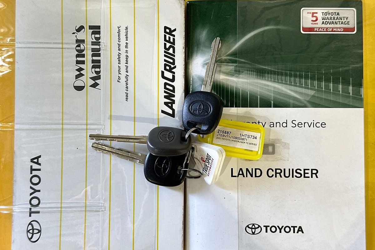2021 Toyota LANDCRUISER 70 SERIES WORKMATE VDJ79R 4X4