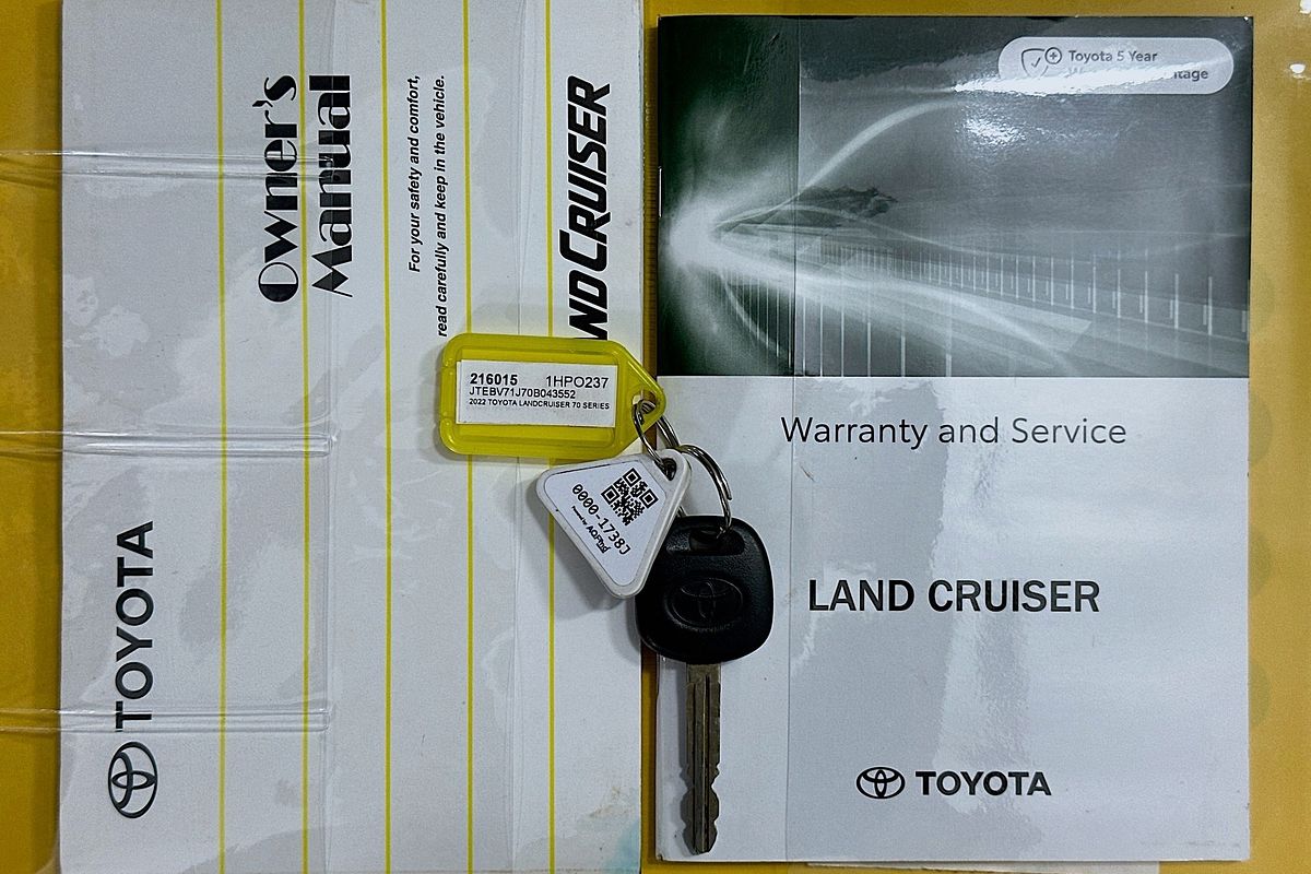 2022 Toyota LANDCRUISER 70 SERIES WORKMATE VDJ79R 4X4