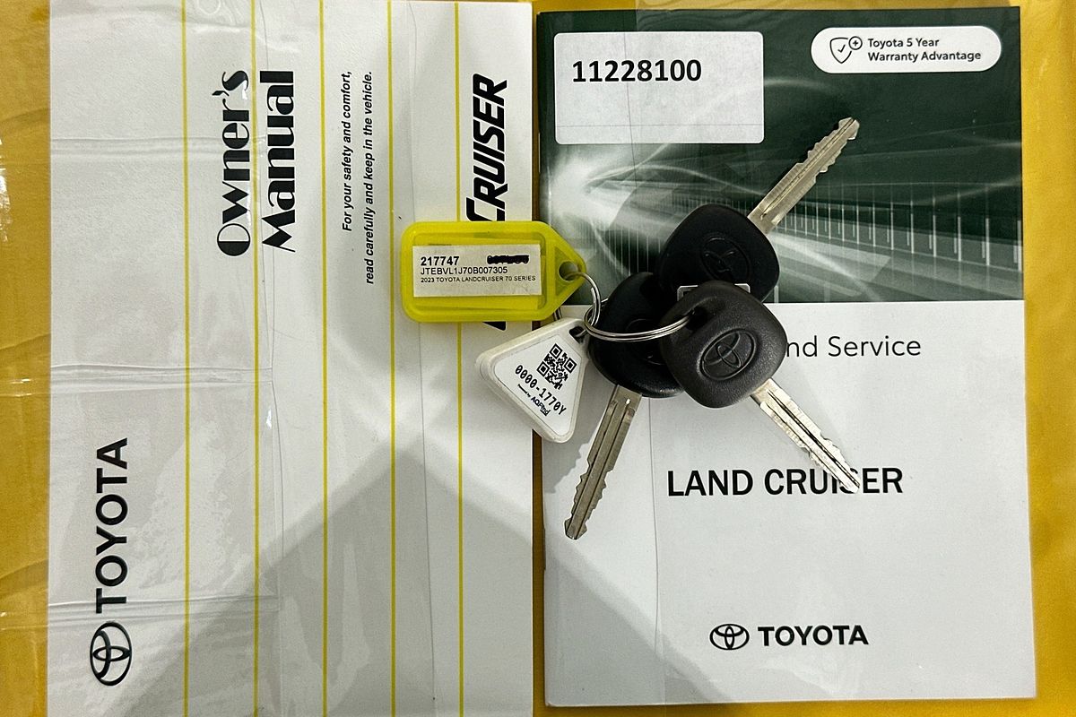 2023 Toyota LANDCRUISER 70 SERIES LC79 WORKMATE VDJL79R ALL WHEEL DRIVE