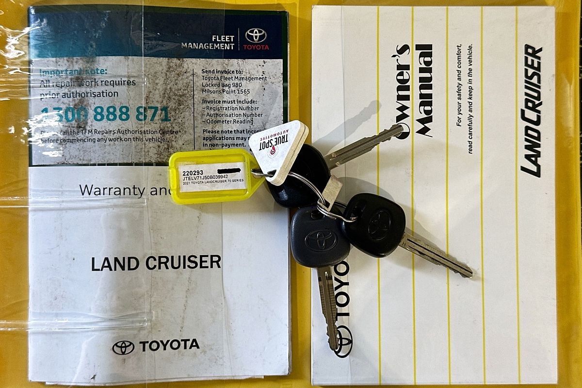 2021 Toyota LANDCRUISER 70 SERIES WORKMATE VDJ79R 4X4