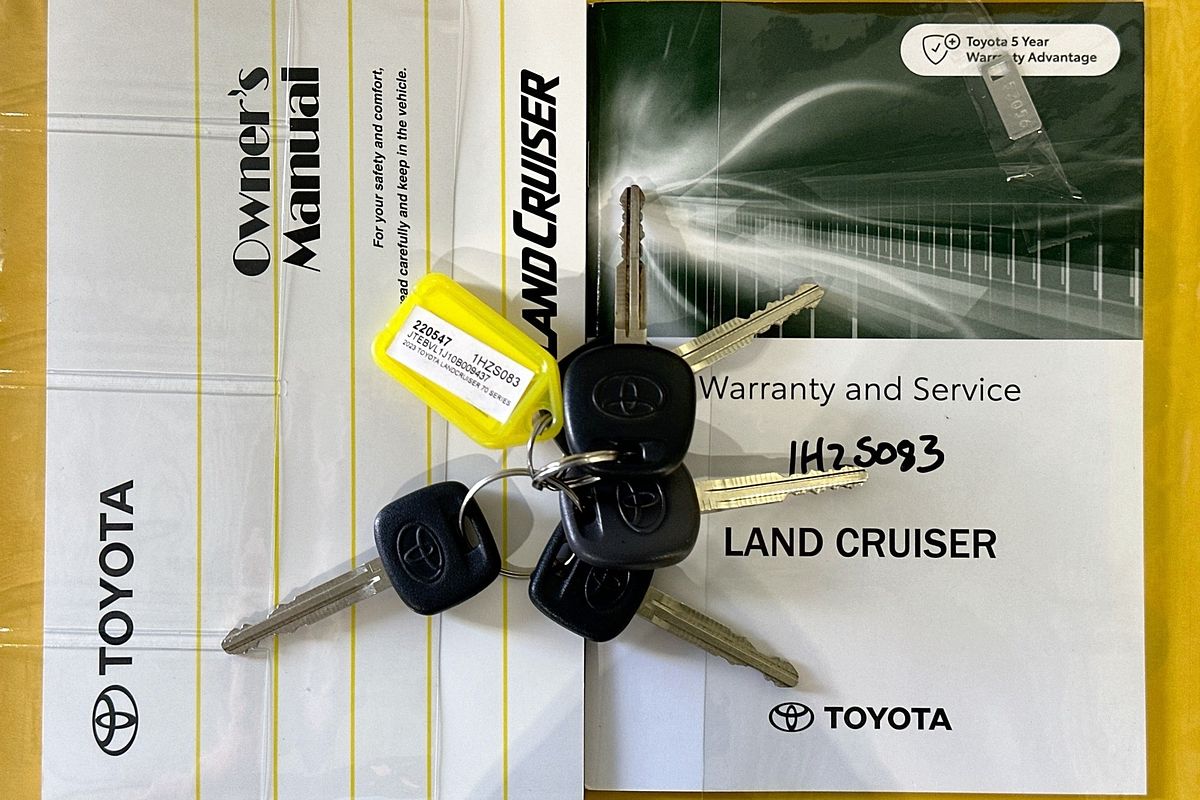 2023 Toyota LANDCRUISER 70 SERIES LC79 WORKMATE VDJL79R ALL WHEEL DRIVE