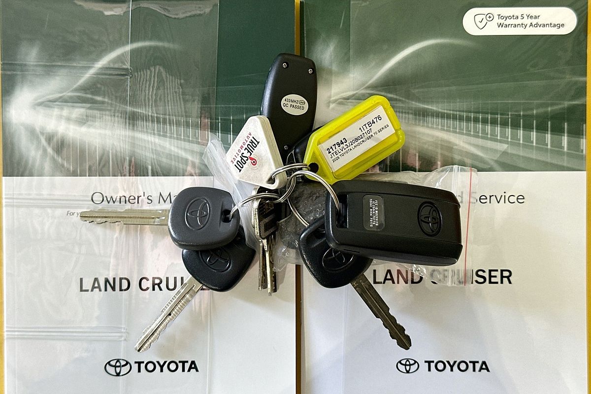 2025 Toyota LANDCRUISER 70 SERIES LC79 GXL + DIFF LOCKS VDJL79R 4X4