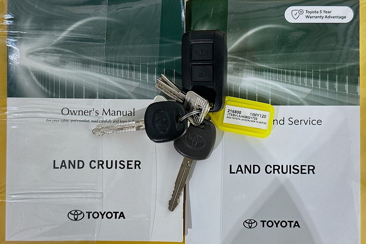 2024 Toyota LANDCRUISER 70 SERIES LC79 GXL + DIFF LOCKS VDJL79R 4X4