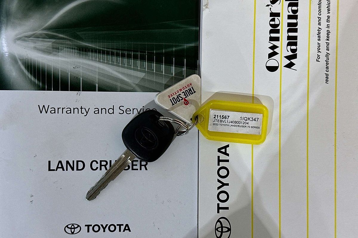 2022 Toyota LANDCRUISER 70 SERIES WORKMATE VDJ79R 4X4