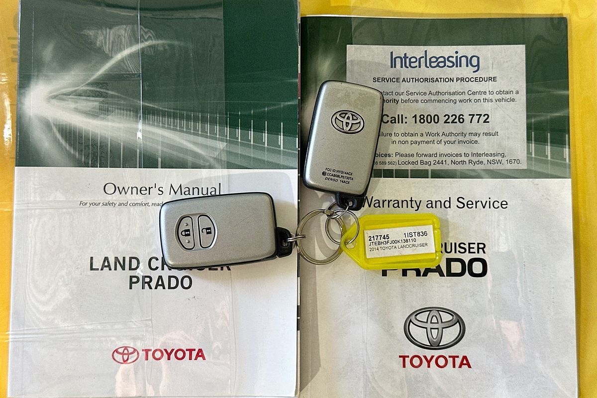 2014 Toyota Landcruiser PRADO GXL (4x4) KDJ150R MY14