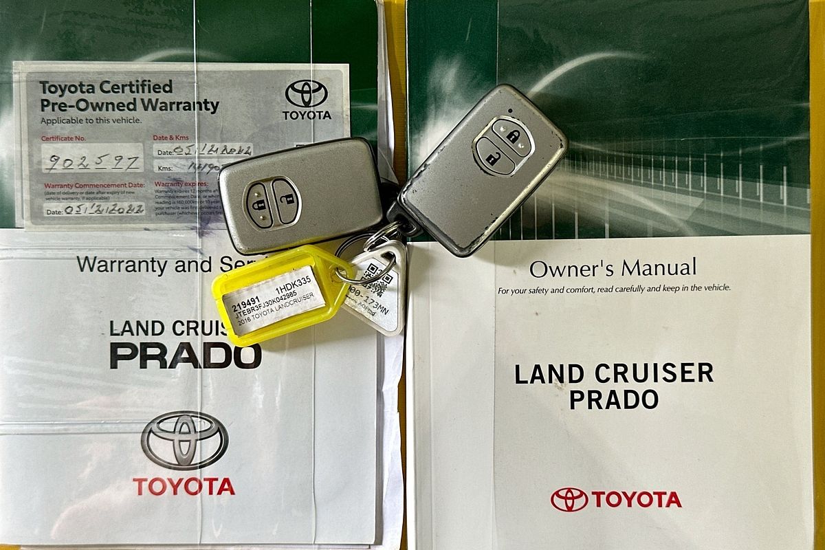 2016 Toyota LANDCRUISER PRADO KAKADU (4x4) GDJ150R MY16