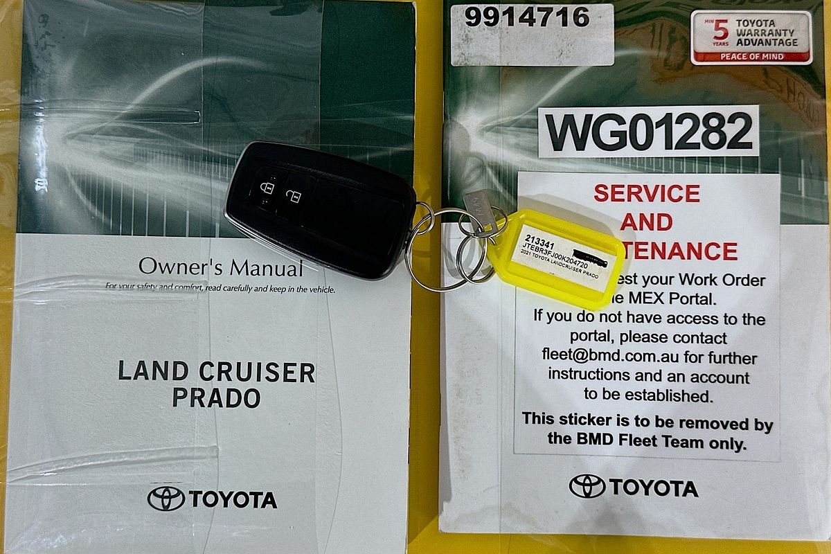 2021 Toyota LANDCRUISER PRADO GXL GDJ150R