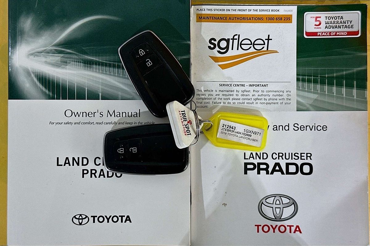 2019 Toyota LANDCRUISER PRADO GX (4x4) GDJ150R MY18