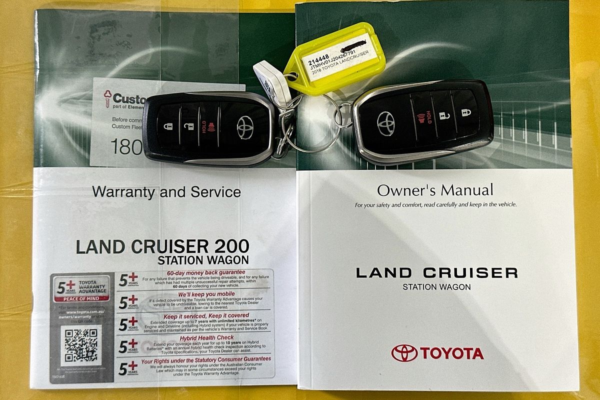 2018 Toyota LANDCRUISER LC200 GXL (4x4) VDJ200R