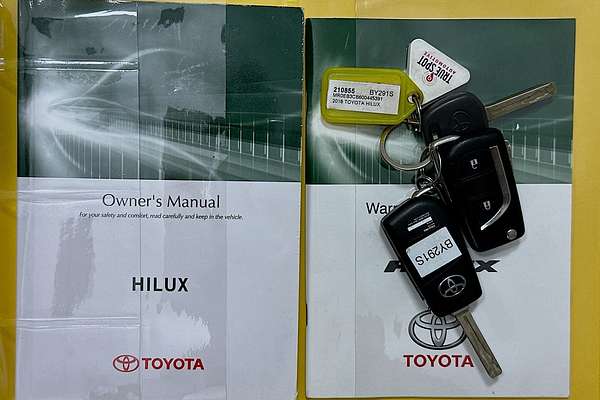 2018 Toyota HILUX WORKMATE GUN122R MY17 REAR WHEEL DRIVE