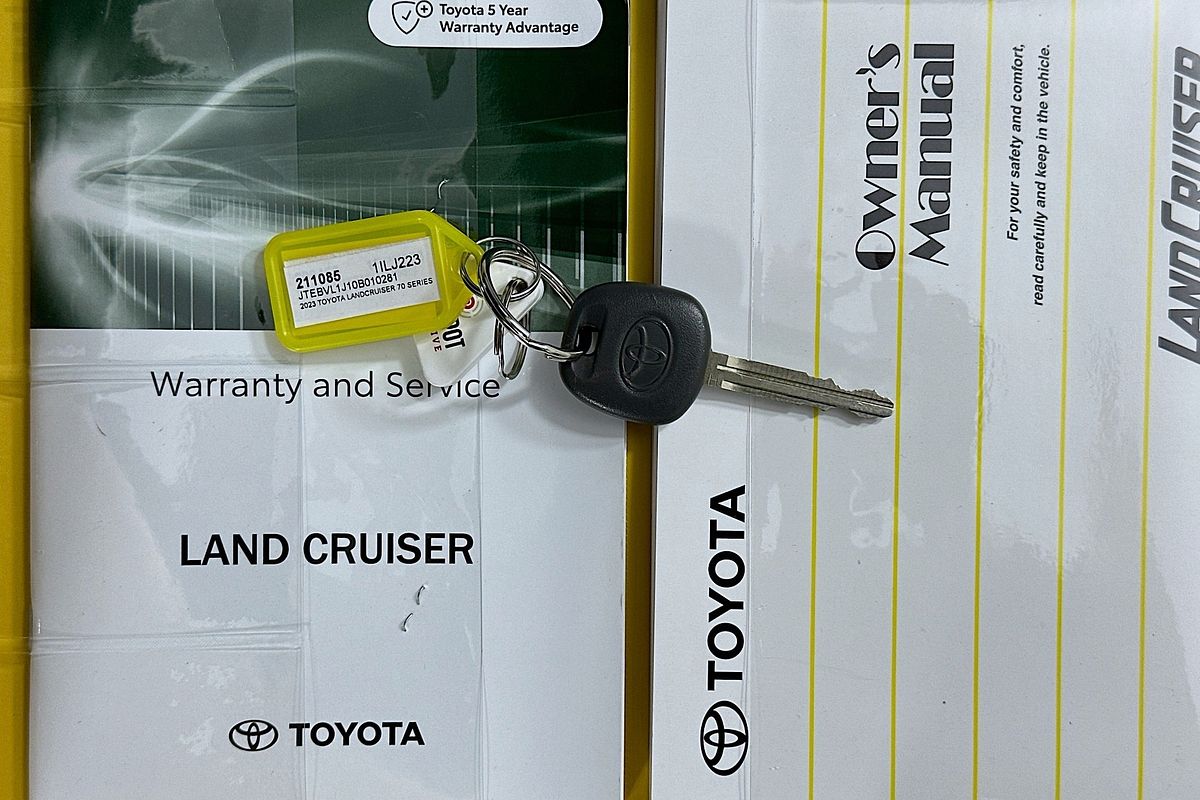 2023 Toyota LANDCRUISER 70 SERIES LC79 WORKMATE VDJL79R ALL WHEEL DRIVE