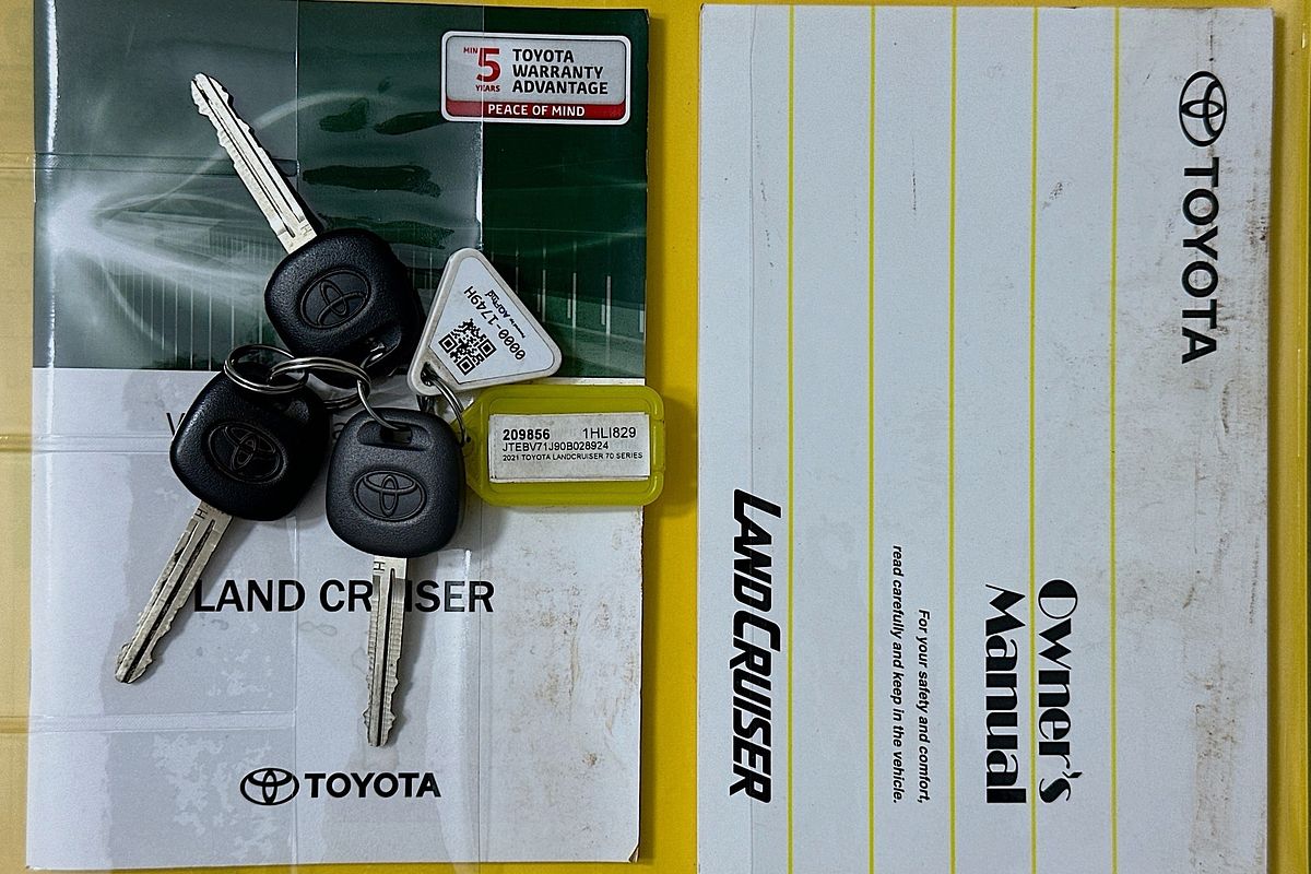 2021 Toyota LANDCRUISER 70 SERIES WORKMATE VDJ79R 4X4