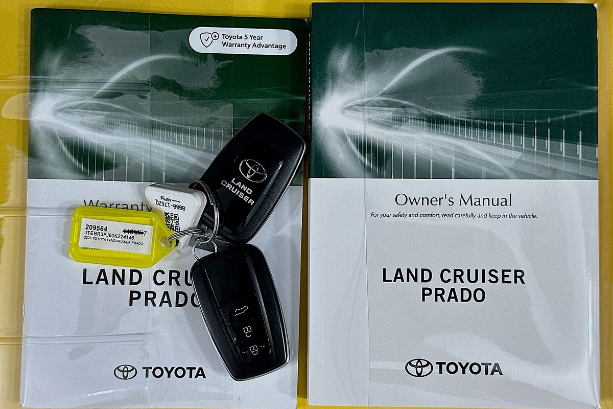2021 Toyota LANDCRUISER PRADO GXL PREM INTER FLAT TAILGATE GDJ150R