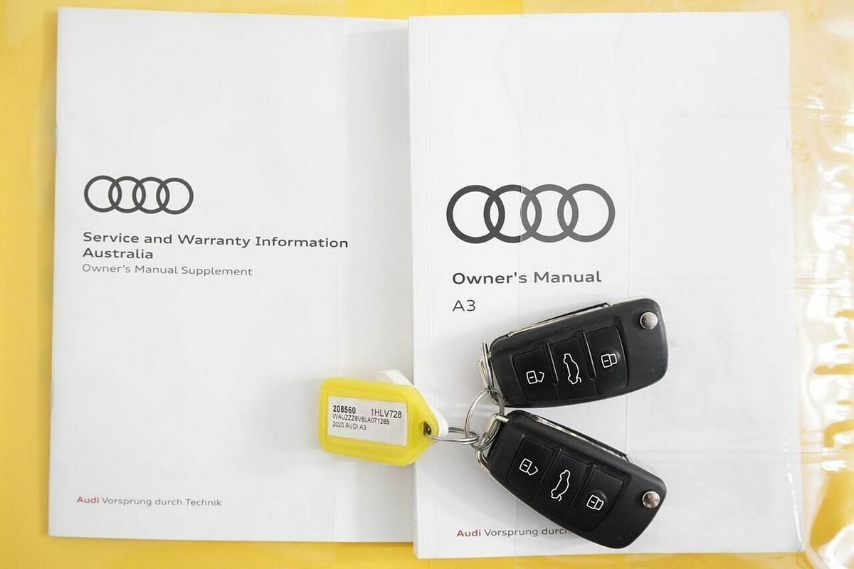 2020 Audi A3 35 TFSI S Line Plus 8V MY20