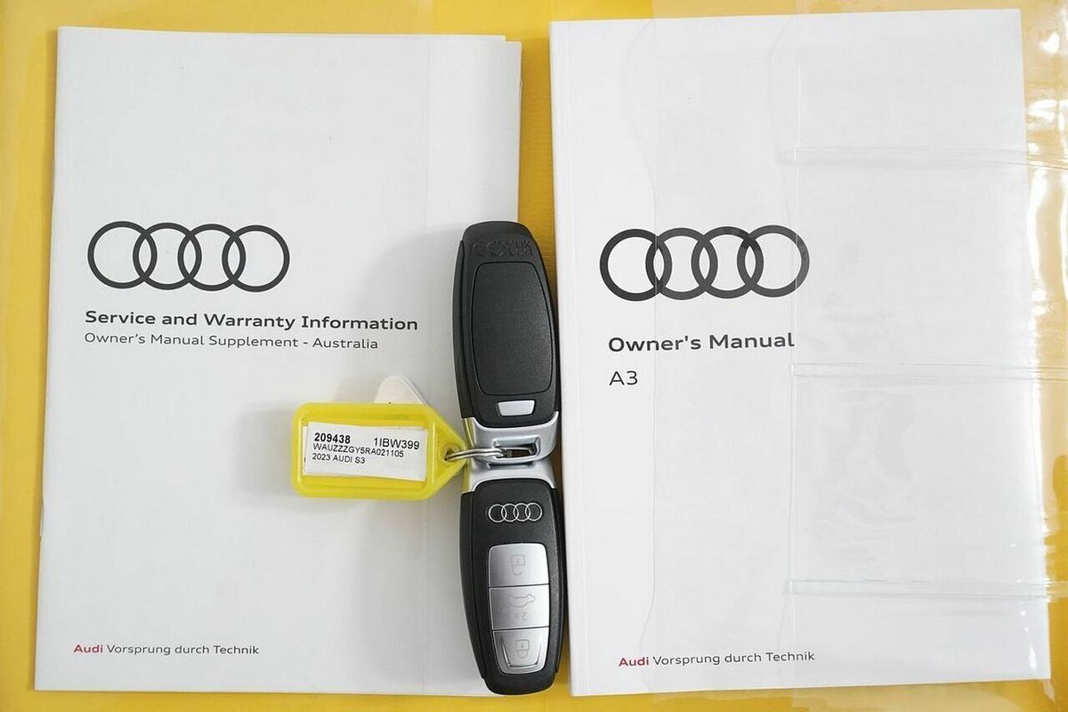 2023 Audi S3 2.0 TFSI Quattro 8Y MY23