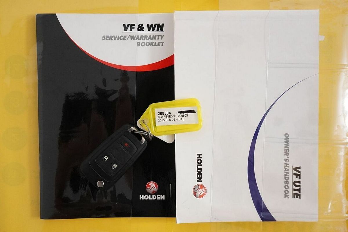 2015 Holden Ute SV6 VF II Rear Wheel Drive