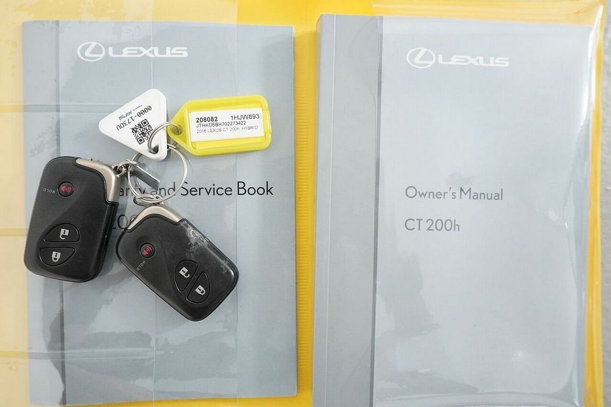 2016 Lexus CT 200H. Hybrid Luxury ZWA10R MY15
