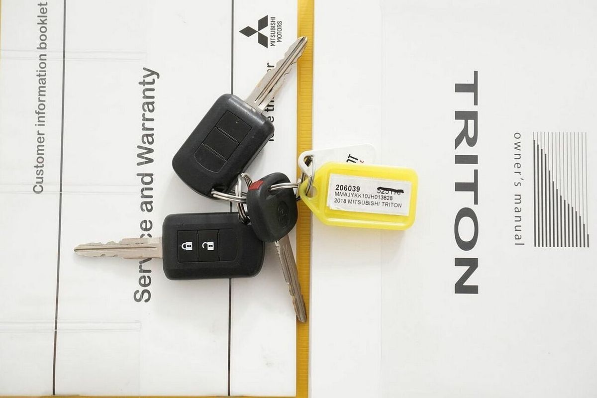 2018 Mitsubishi Triton GLX MQ MY18 Rear Wheel Drive