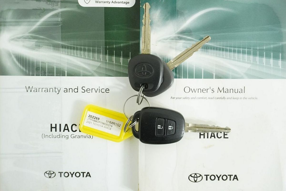 2021 Toyota HiAce Slwb Commuter (12 Seats) GDH322R