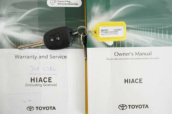 2022 Toyota HiAce Slwb Commuter (12 Seats) GDH322R