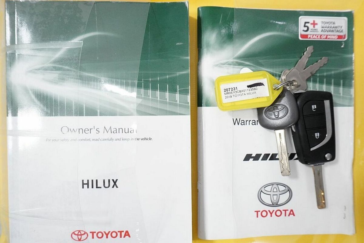 2019 Toyota Hilux Workmate TGN121R MY19 Rear Wheel Drive