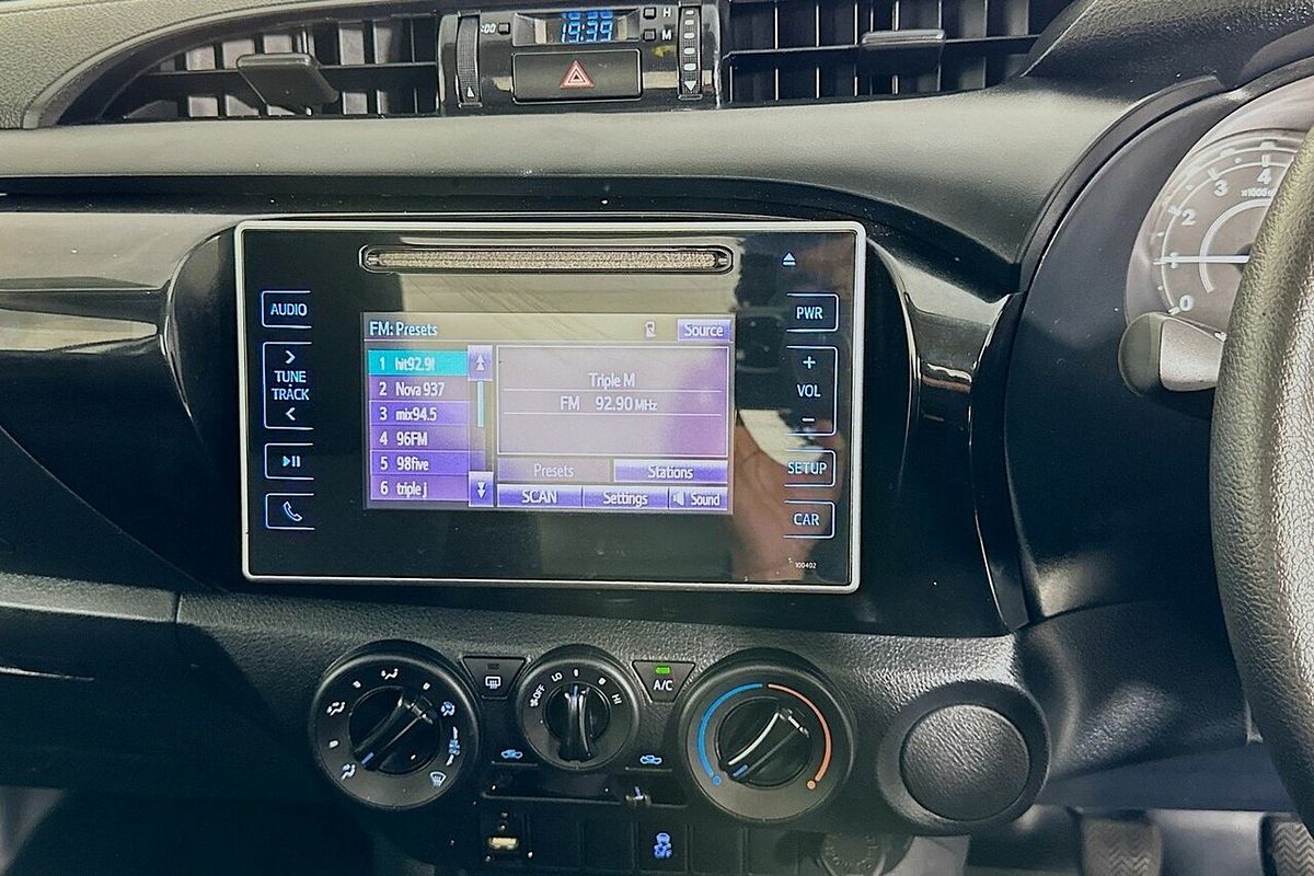 2019 Toyota Hilux Workmate TGN121R MY19 Rear Wheel Drive