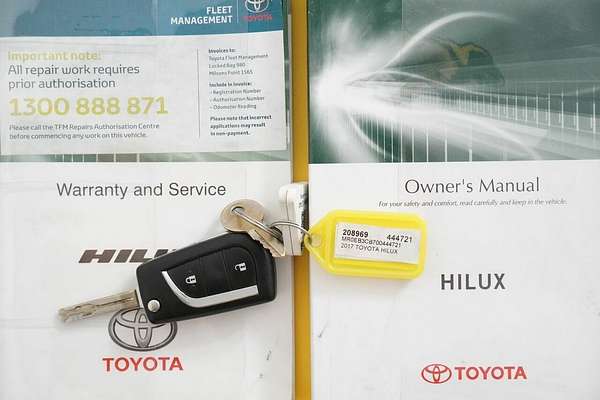2017 Toyota Hilux Workmate GUN122R Rear Wheel Drive
