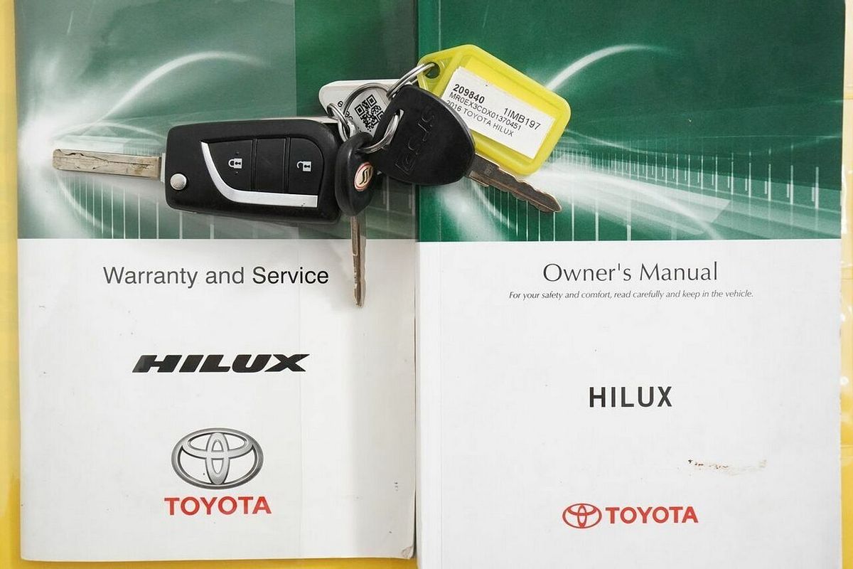 2016 Toyota Hilux Workmate TGN121R Rear Wheel Drive
