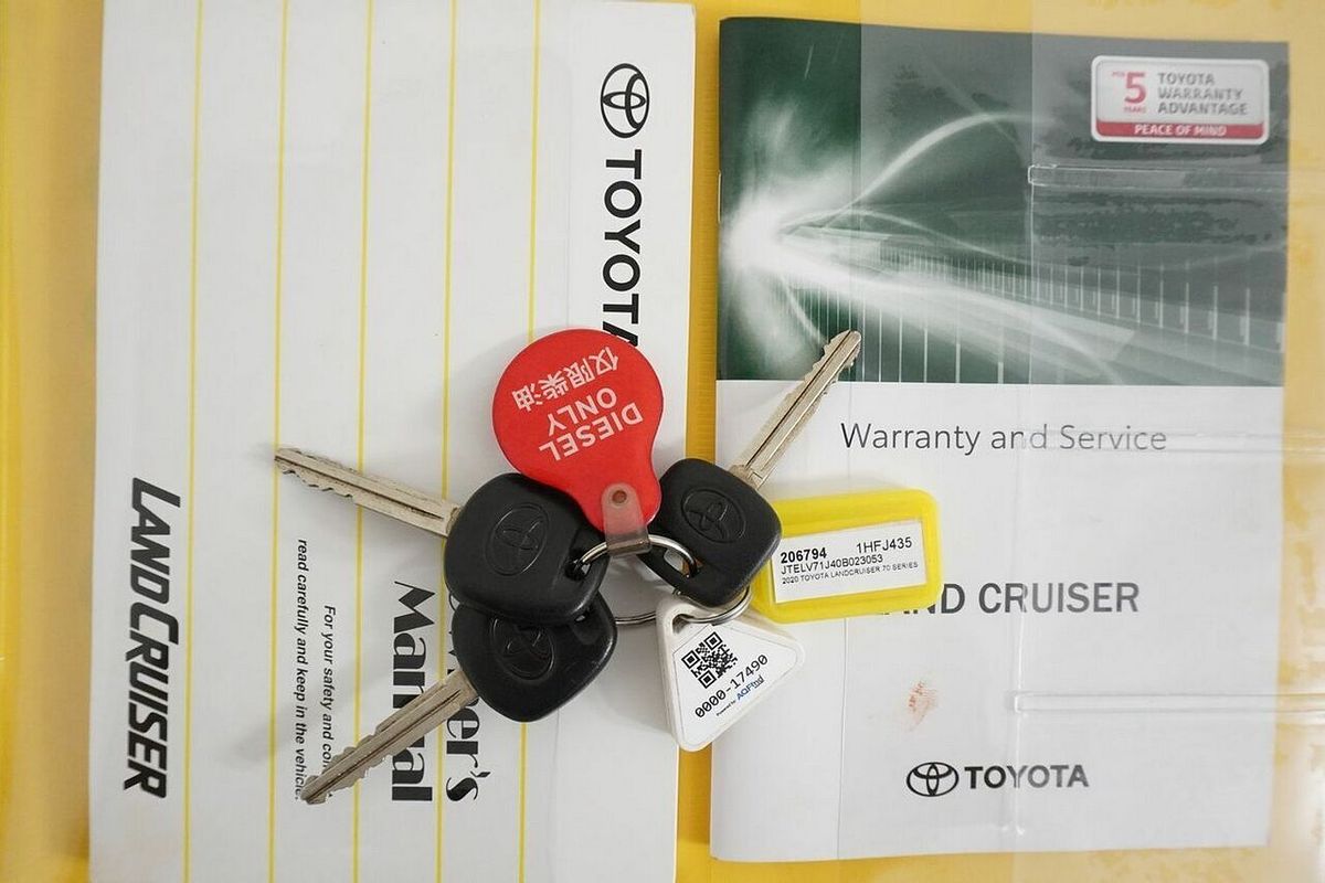 2020 Toyota Landcruiser 70 Series Workmate VDJ79R 4X4