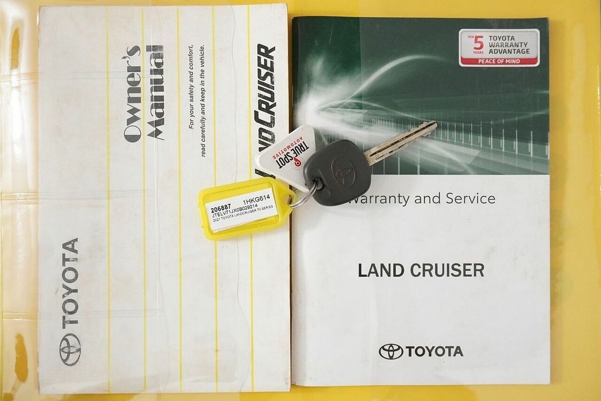 2021 Toyota Landcruiser 70 Series Workmate VDJ79R 4X4