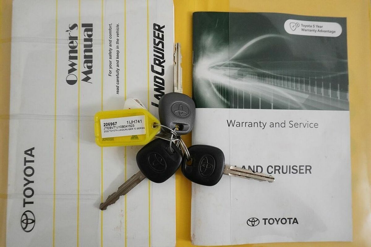 2022 Toyota Landcruiser 70 Series Workmate VDJ79R 4X4